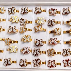 Golden Butterfly Ring