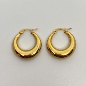 Chunky Gold Hoops