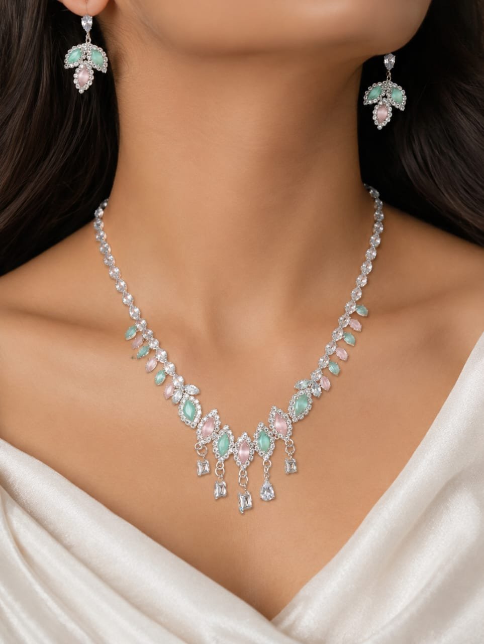 Mint & Blush Elegance Jewelry Set