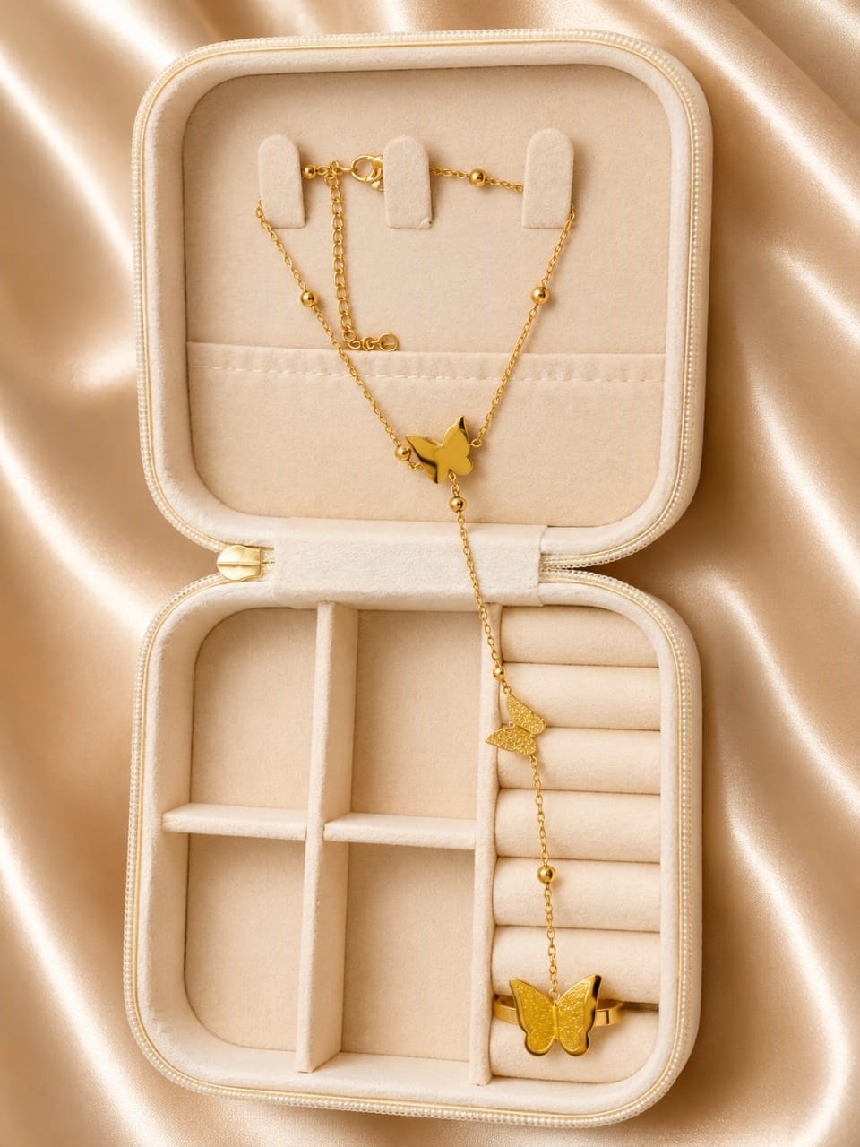 Butterfly Hand Harness Bracelet