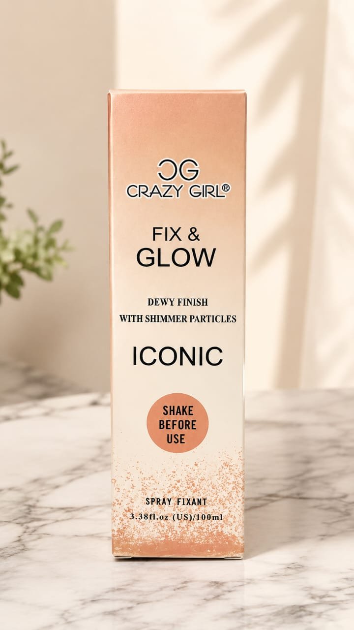 Crazy Girl Fix & Glow Iconic Dewy Finish Setting Spray (100ml)