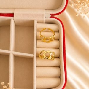 Eternal Hearts Open Ring 💛