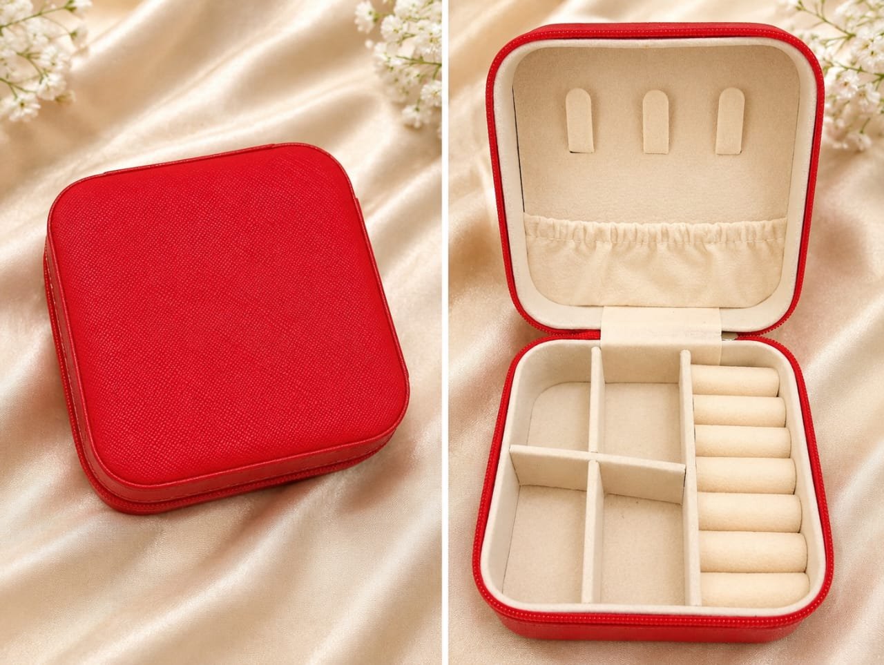 Luxury Travel Jewelry Organizer Box